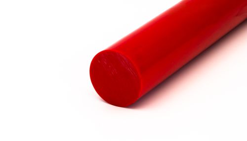 PVC - U stång Rød - 