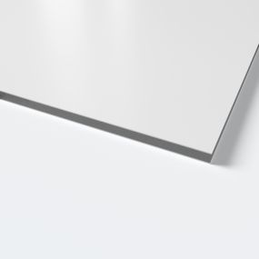 KAPA plast Lättvikts skumskiva Vit - 