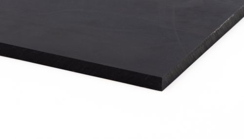 PA 6 skiva, extruderade, Svart - 