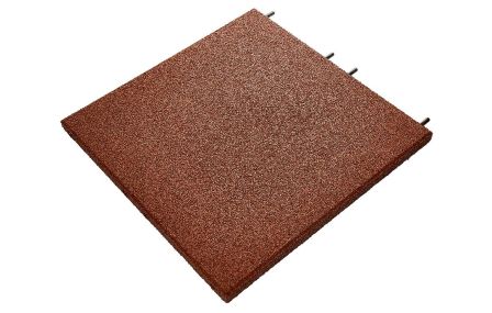 UniSoft gummiplatta - Röd - 