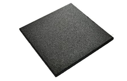 UniSoft gummiplatta - Svart - 