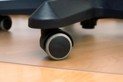 PVC Homemat kontorsstolsunderlägg - till hårda golv och korthåriga mattor -  1200 x 750 mm. - 