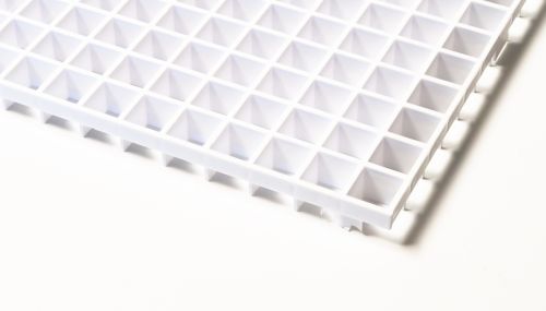 Laser gitter 15 x 15 opal 1210 x 600 x 13 mm - 