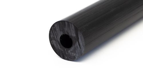 POM-C Ämnesrör extruderad Svart - 