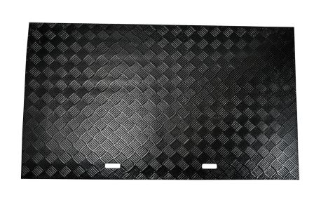 PE-LD Regenerat med markerad svart yta 3.000 x 1.500 x 11,5 mm - 