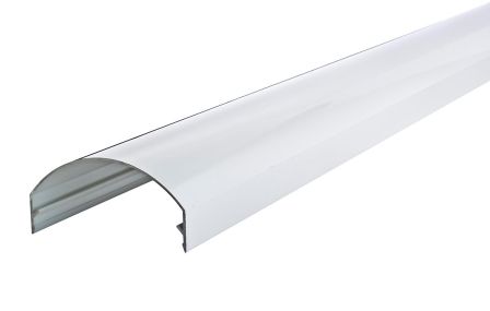 Täckprofil. Vit alu - 17,5° - 32,5° taklutning - 6000 mm. - 