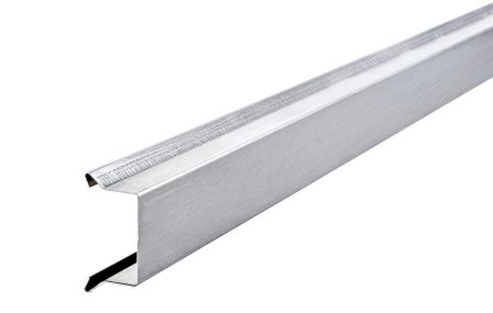 Vindskivelist till kantintäckning. Alu - 1000 mm. - 