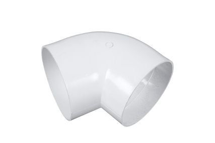Rörvinkel 67° Ø 75 mm. Vit - 