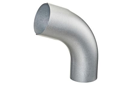 Rörvinkel 70° Ø 75 mm. AluZink - 