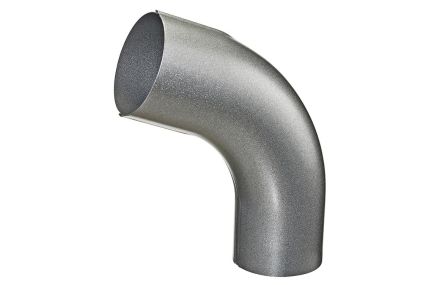Rörvinkel 70° Ø 75 mm. Silver Metallic - 