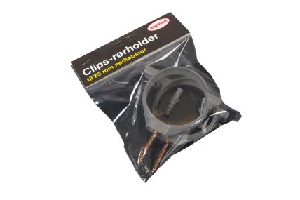 Rörsvep Ø 75 mm, 2 st. per påse. Grå - 