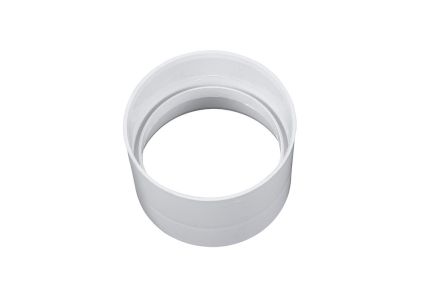 Skarvstycke till rör Ø 75 mm. Vit - 