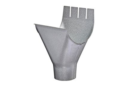 Tappstycke/omvikningskupa storlek 125 Ø 75 mm. AluZink - 