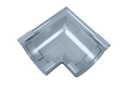 Utvändig rännvinkel 90° storlek 100. Grå - 