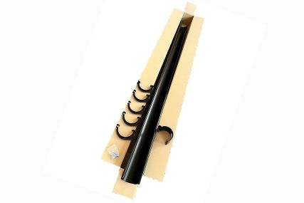 Hängränna förlängningsset - Svart - 