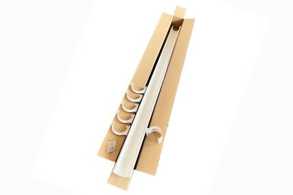 Hängränna förlängningsset - Vit - 