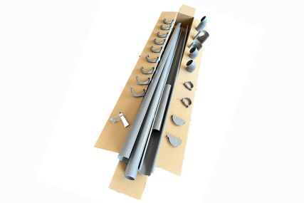 Komplett takavvattningspaket - Grå - 