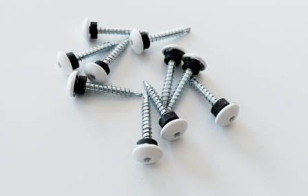 Skruv till stoppfäste - Vit - 