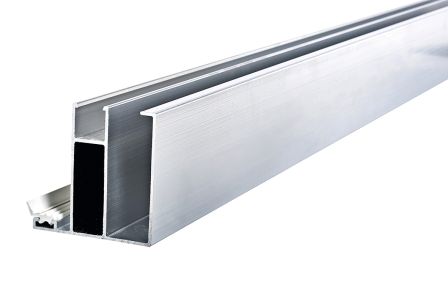 Kantprofil m/gummilist - 55 mm. Termotak - 