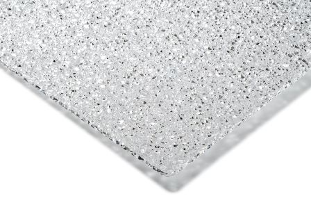 Plexiglas XT Textures klar 0A000 TK Dråber/tern Struktur - 