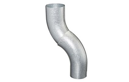 Sockelkn&auml; till stupr&ouml;r &Oslash; 75 mm. AluZink