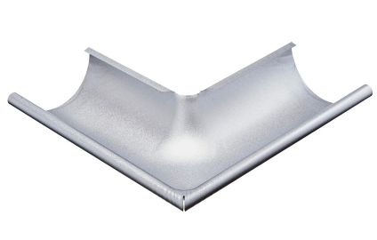 Utv&auml;ndig r&auml;nnvinkel 90&deg; storlek 125. AluZink