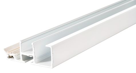 Kantprofil m/gummilist - 16 mm. Termotak - Vit