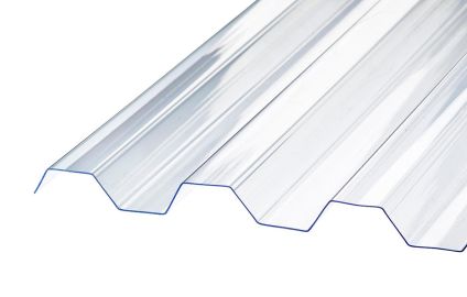 SUNLUX 2000PC trapetsskiva profil 76/18. Glasklar - 