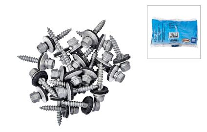 Bottenskruv Easy Fit D96. Sj&auml;lvborrande skruv med packning - 100 st. - 