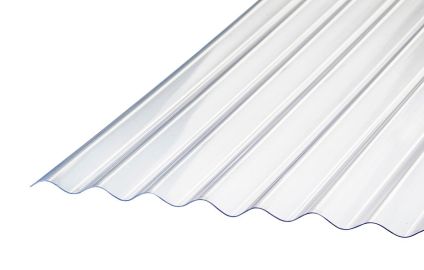 PVC v&auml;xthusskiva, l&auml;tt v&aring;giga profil 32/9. Klar - 