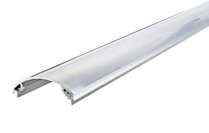 Kl&auml;mprofil m/gummilist. Obehandlad alu - 32,5&deg; - 40,0&deg; taklutning - 6000 mm.