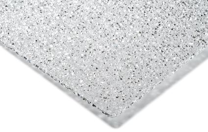 Plexiglas XT Textures klar 0A000 TK Dr&aring;ber/tern Struktur