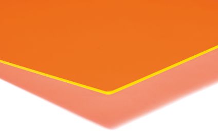 OROGLAS&reg; Fluorescerande - Orange fluo