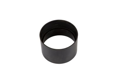 Skarvstycke till r&ouml;r &Oslash; 75 mm. Svart