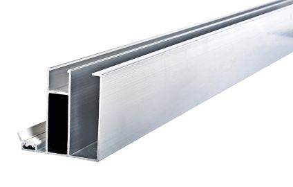 Kantprofil m/gummilist - 55 mm. Termotak