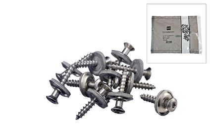 Skruvar till vindskivelist - 10 st.