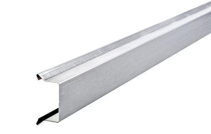 Vindskivelist till kantint&auml;ckning. Alu - 1000 mm.