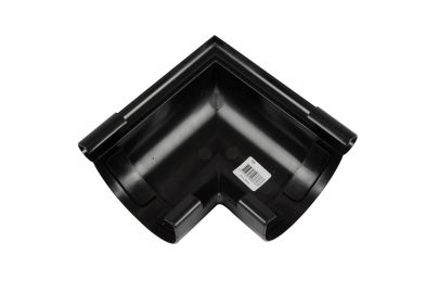 Utv&auml;ndig r&auml;nnvinkel 90&deg; storlek 100. Svart